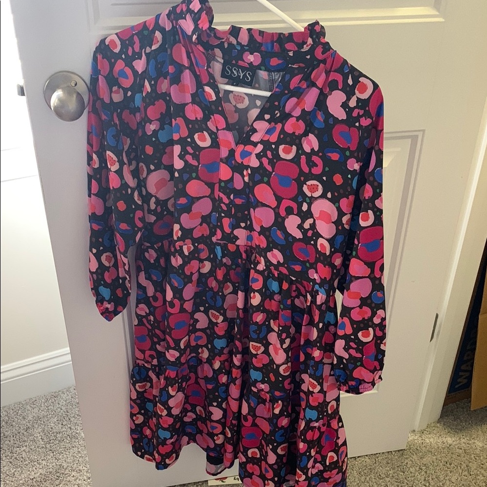 Colorful SSYS Print Dress